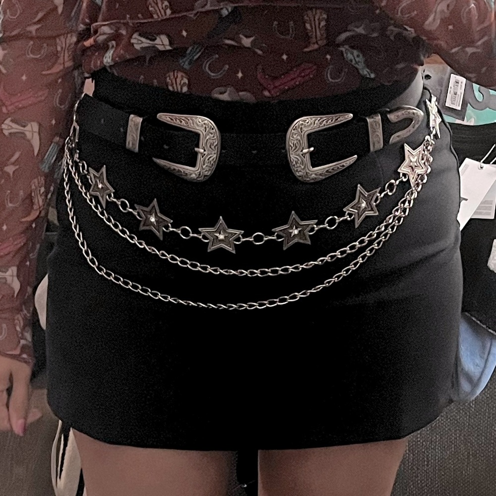 Cowgirl Double Buckle Belt
